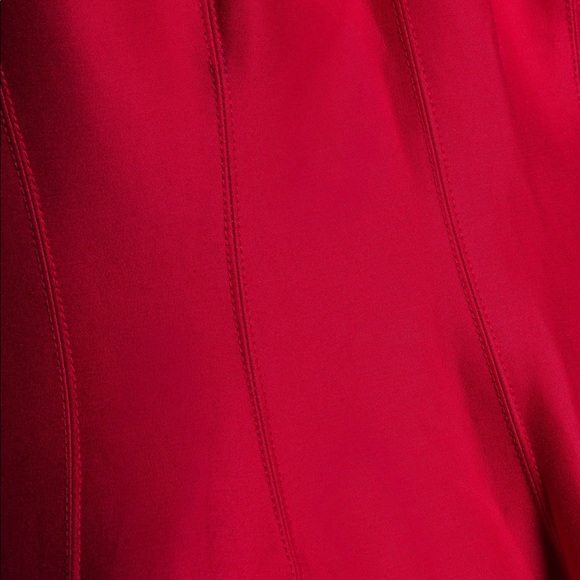 Halston Heritage Cutout Back Pleated Prom Dress - Picture 4 of 8